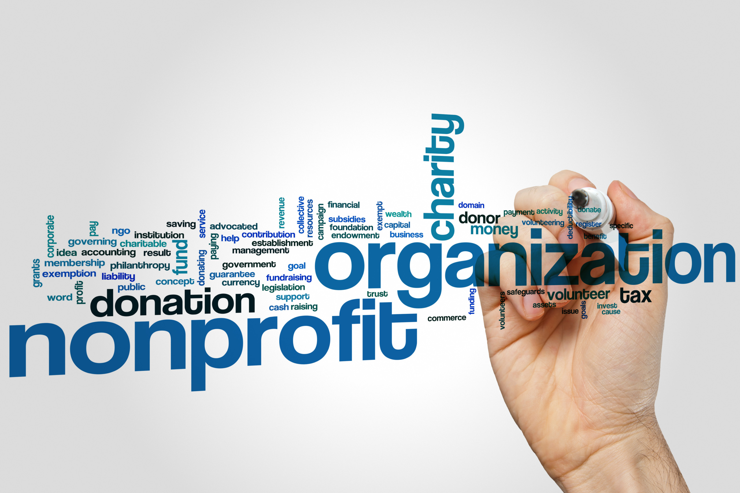 Nonprofit,Organization,Word,Cloud,Concept